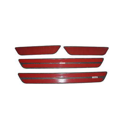 Fixation de garniture de seuil de porte MAX CARBON Performance DOOR dans un ensemble pour TESLA MODEL 3 MODEL Y