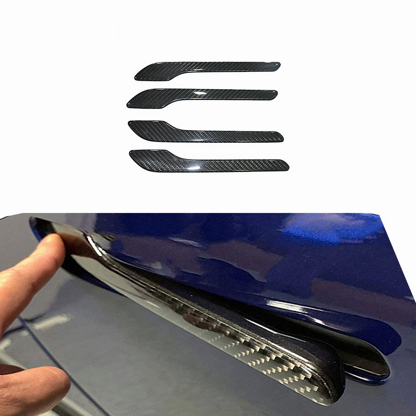 MAX CARBON Performance Türverkleidung Tür Blenden Türgriff im Satz für TESLA MODEL 3 MODEL Y