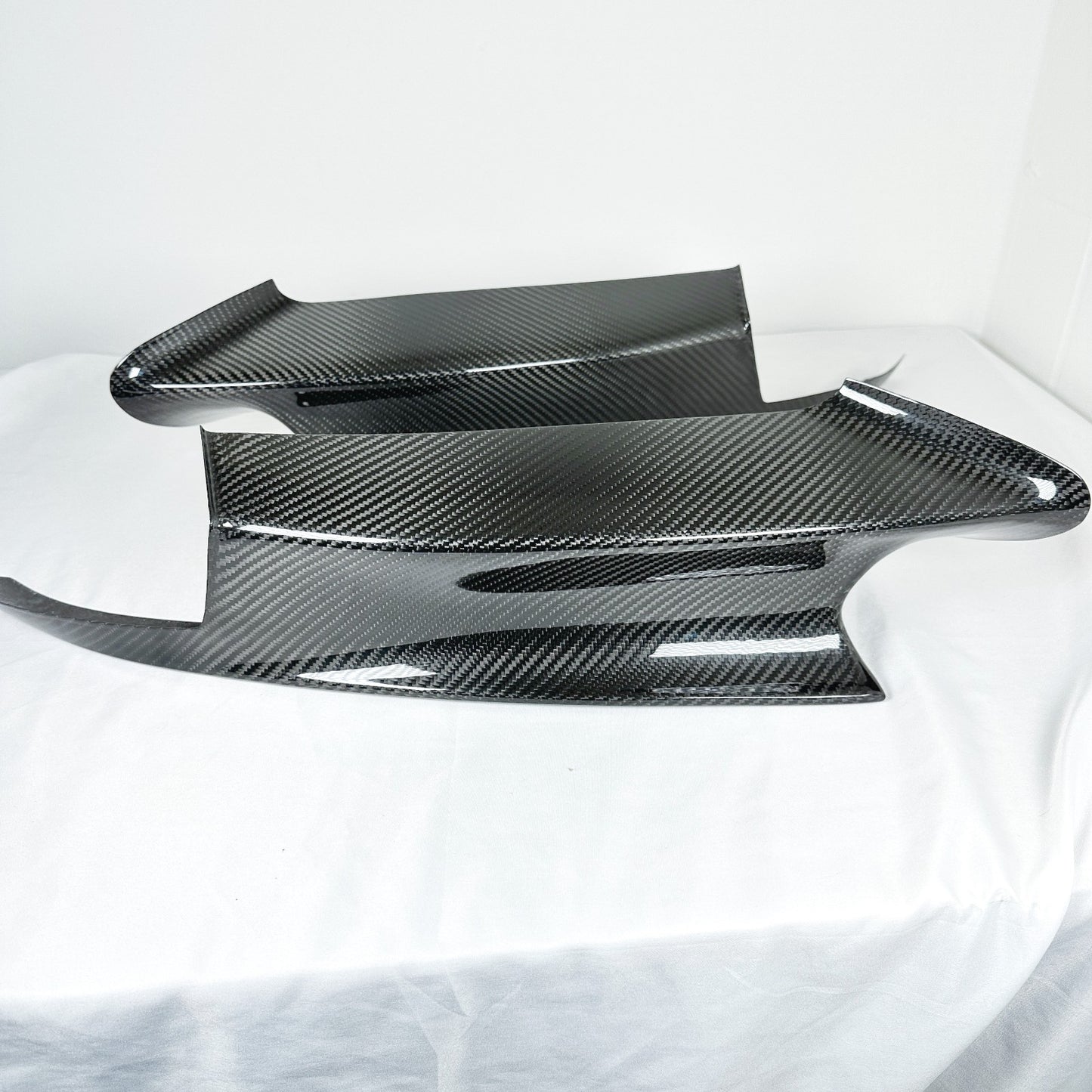 Séparateur de lèvre de becquet de rabats avant de Performance de carbone maximum pour BMW M3 E90 E92 E93 