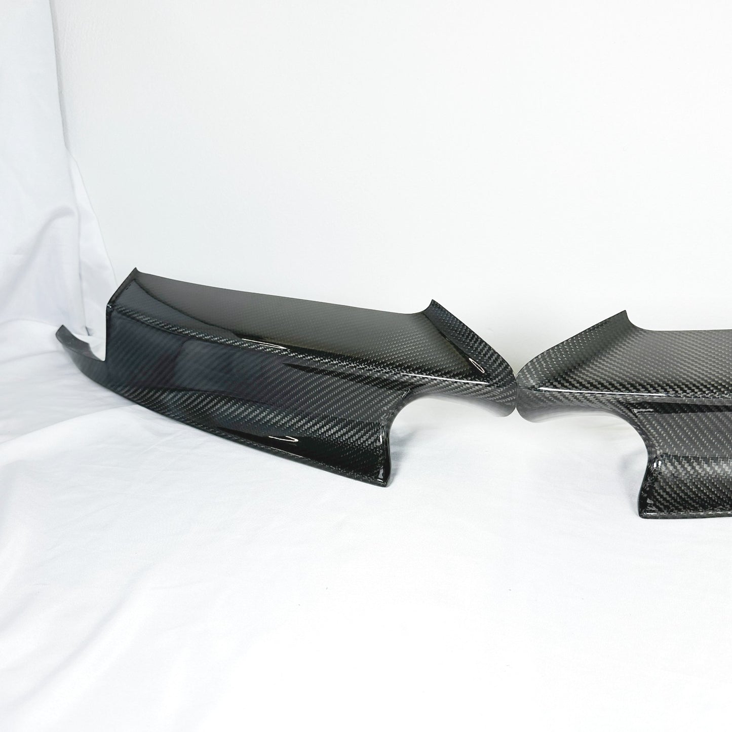 Séparateur de lèvre de becquet de rabats avant de Performance de carbone maximum pour BMW M3 E90 E92 E93 