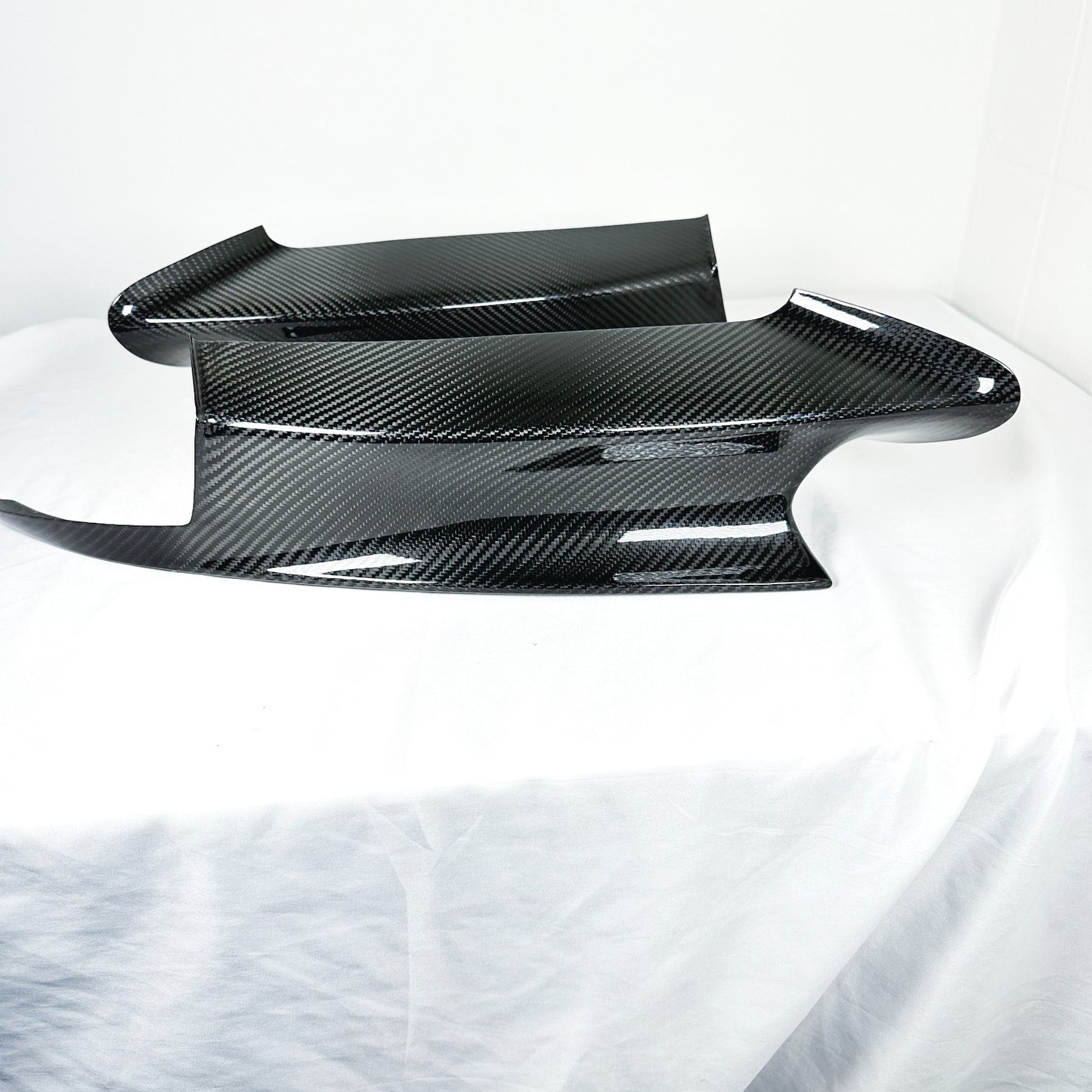 Séparateur de lèvre de becquet de rabats avant de Performance de carbone maximum pour BMW M3 E90 E92 E93 
