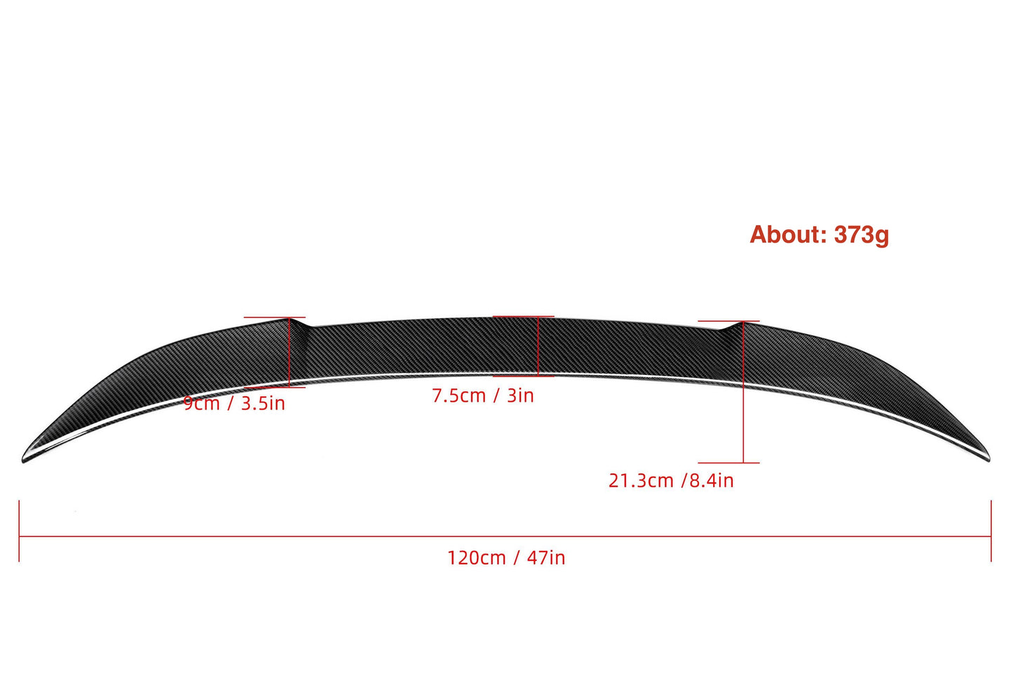 LÈVRE ARRIÈRE MAX CARBON PERFORMANCE SPOILER ARRIÈRE sur mesure pour BMW M4 F82