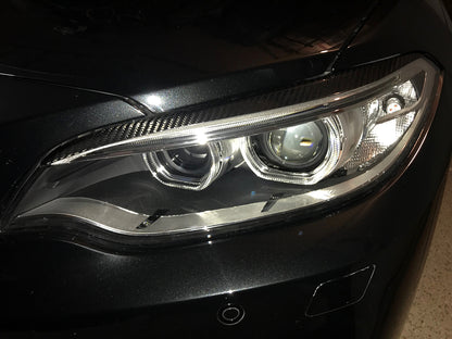 MAX CARBON DRY CARBON Prepreg Scheinwerfer-Augenlider passt für BMW M3 F80 M4 F82 F83 4er F32 F33 F36