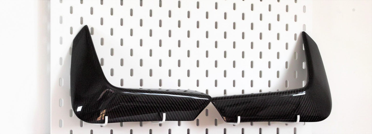 MAX CARBON Performance ensemble de couvercles de fixation de spoiler inférieur arrière pour BMW M3 F80 M4 F82 F83