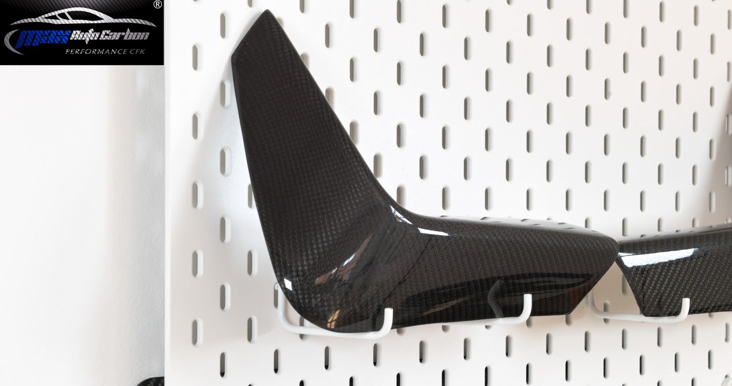 MAX CARBON Performance ensemble de couvercles de fixation de spoiler inférieur arrière pour BMW M3 F80 M4 F82 F83