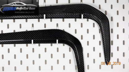 Couvercle de rabat avant MAX CARBON Performance, lèvre avant de conduit d'air pour BMW G30 G31 avec paquet M avant LCI