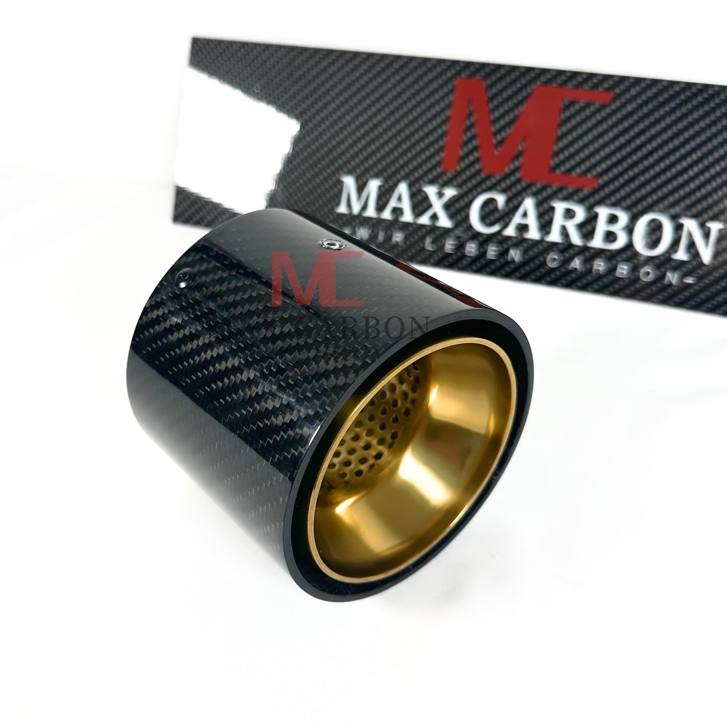 Couvercle de tuyau d'échappement de remplacement MAX CARBON pour BMW M2 M3 M4 G80 G81 G82 G83 G87 avec couvercles d'échappement d'origine 