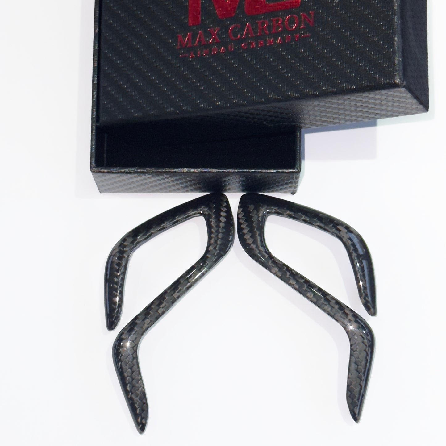 MAX CARBON DRY CARBON Performance Ersatz Gangwahlschalterblenden passend für BMW M5 F90 X3M F97 X4M F98