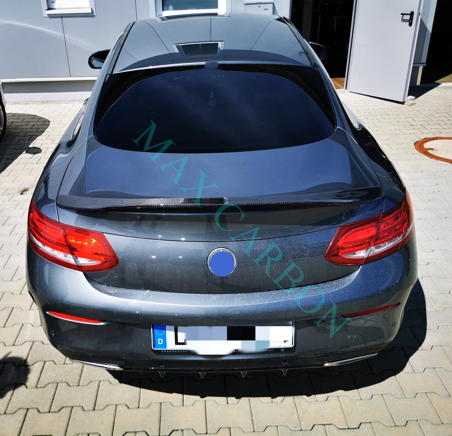 Lèvre de becquet arrière MC MAX CARBON Performance, pour Mercedes Benz classe C C205 coupé AMG C63 C43 