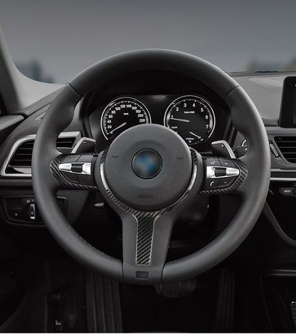 MAX CARBON Performance Sport Blenden Lenkrad für BMW F20 F21 F22 F23 F30 F31 F32 F33 F34 F36 F15 F16 F25 F26 M135i M140i M235i M240i