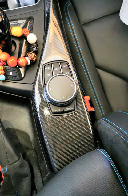 MAX CARBON Mittelkonsole DEKORLEISTEN Blenden für BMW 1er F20 F21 2er F22 F87 M2