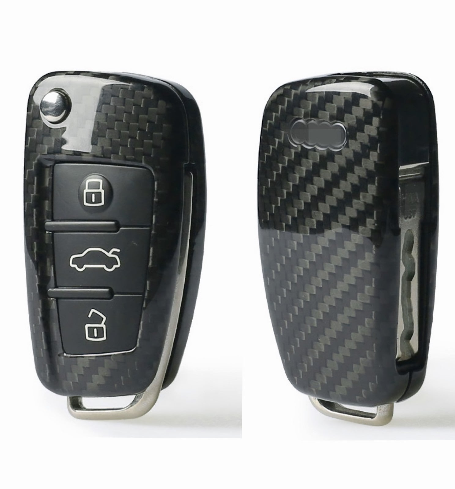 MAX CARBON Performance Schlüssel Cover Hülle für Audi A1 A3 A4 A5 A6 S3 RS3 S4 RS4 Q2 Q3 Q5 Q7 TT TTS TTRS