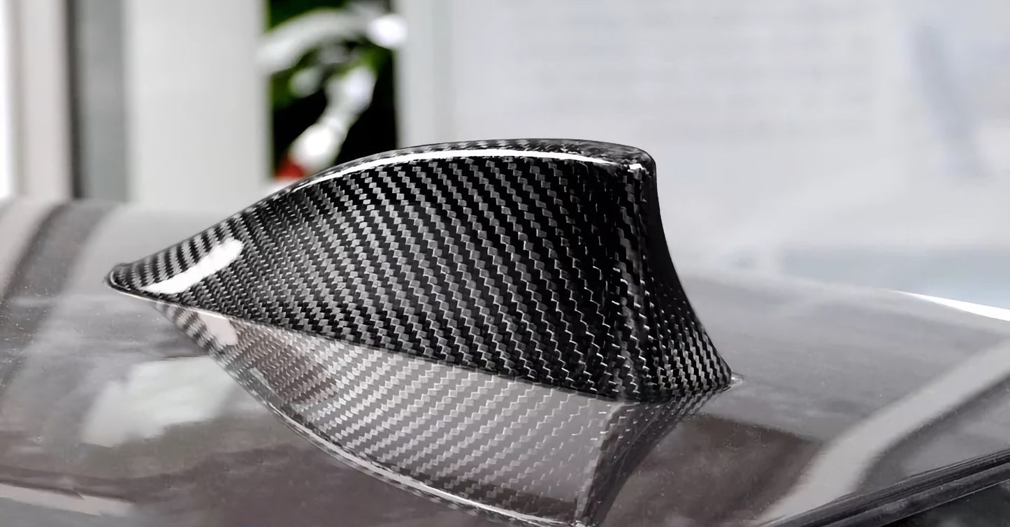 MAX CARBON Performance Shark Fin Antenne Hülle Blenden für BMW 5er F10 F11 6er F12 7er F10 F11 F18 M5 F01 F02 nur für vor LCI