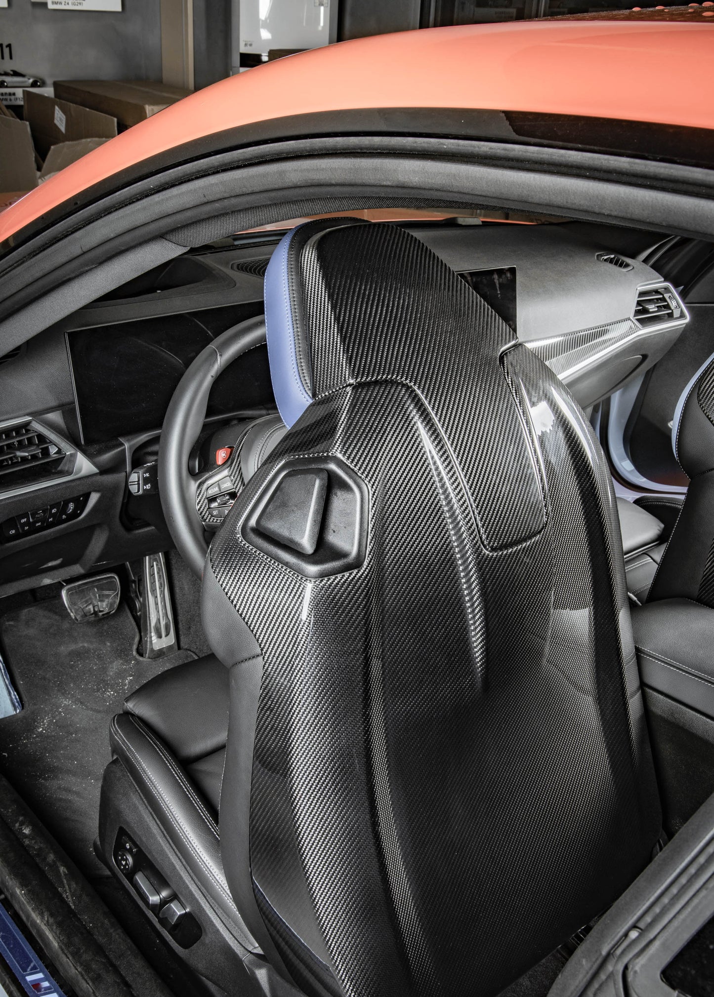 MAX CARBON Performance Seat Cover Set for BMW M2 G87 M4 G82 G83
