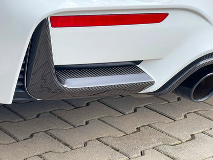 MAX CARBON Performance ensemble de couvercles de fixation de spoiler inférieur arrière pour BMW M3 F80 M4 F82 F83