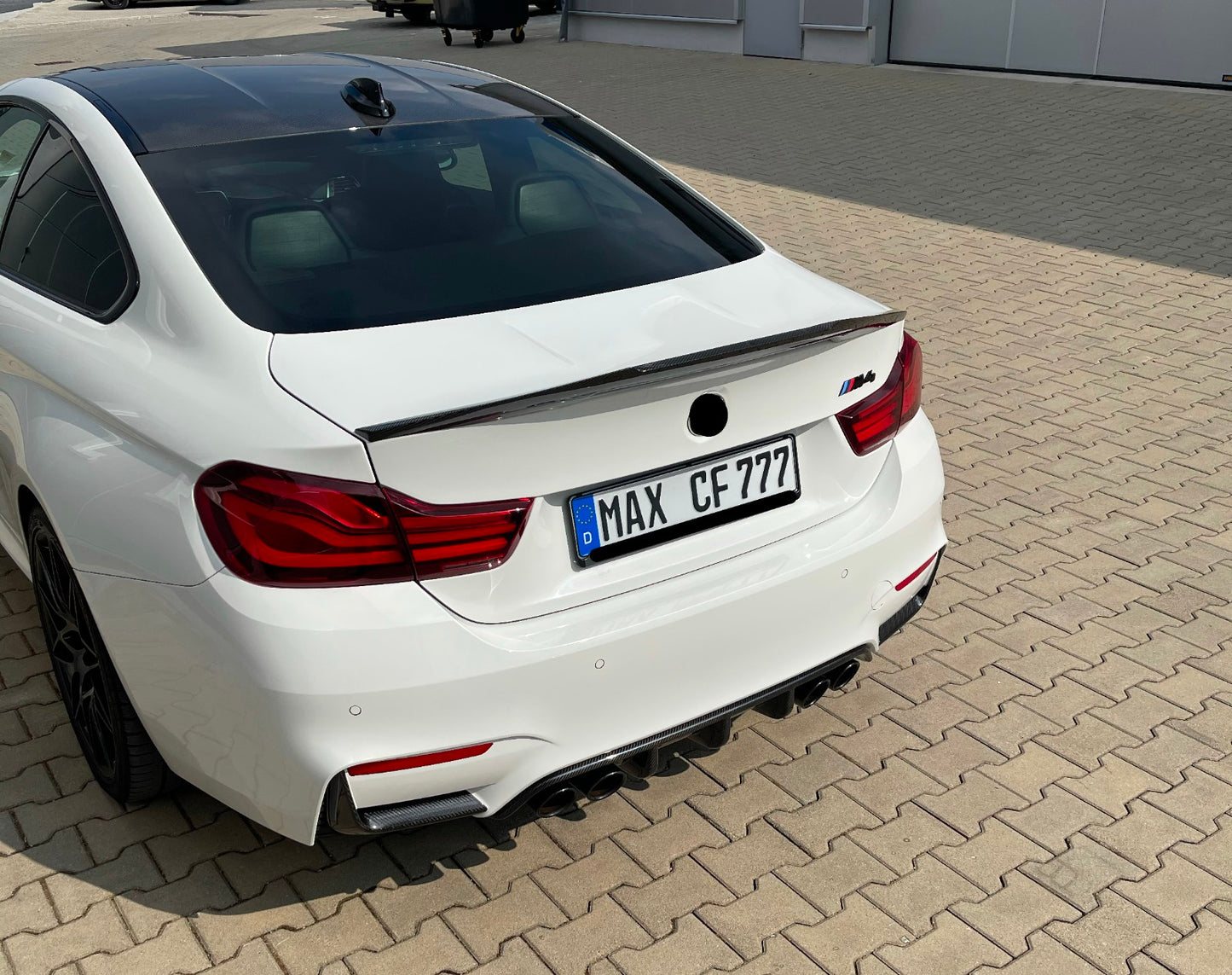 MAX CARBON Performance ensemble de couvercles de fixation de spoiler inférieur arrière pour BMW M3 F80 M4 F82 F83