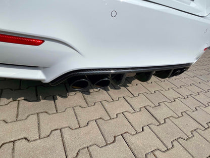 MC MAX CARBON Diffuseur préimprégné de carbone sec de remplacement pour BMW M3 F80 M4 F82 F83 