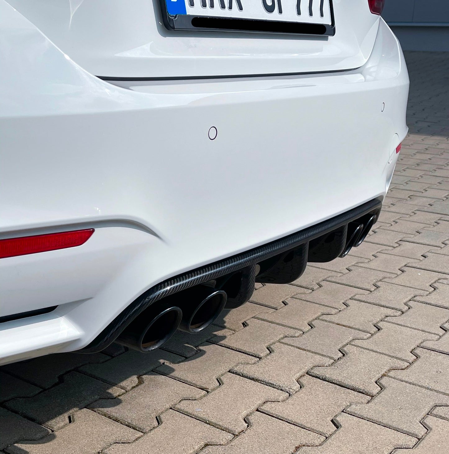 MC MAX CARBON Diffuseur préimprégné de carbone sec de remplacement pour BMW M3 F80 M4 F82 F83 