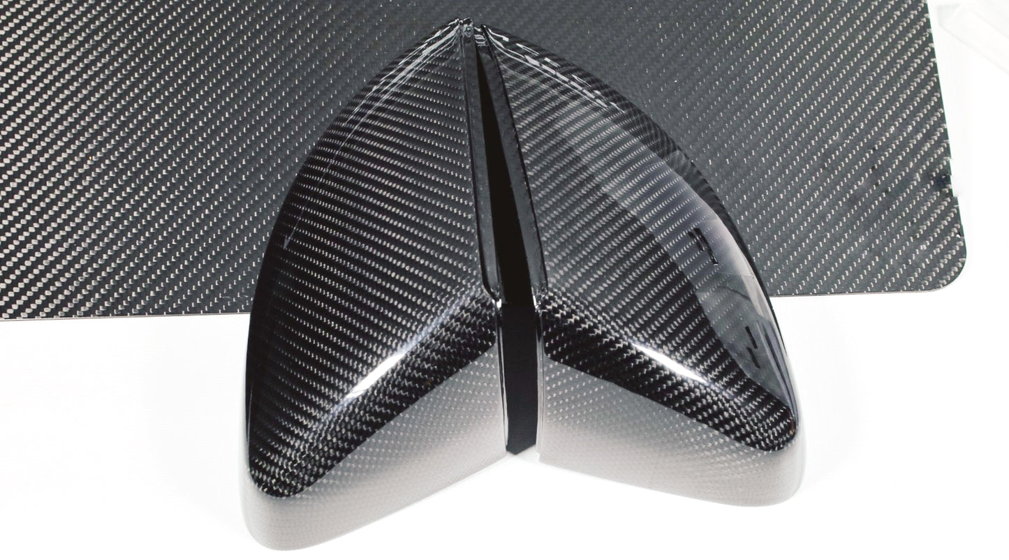 MC MAX CARBON Performance Spiegelkappen Ersatz Mirror Cover für AUDI A3 S3 RS3 8V