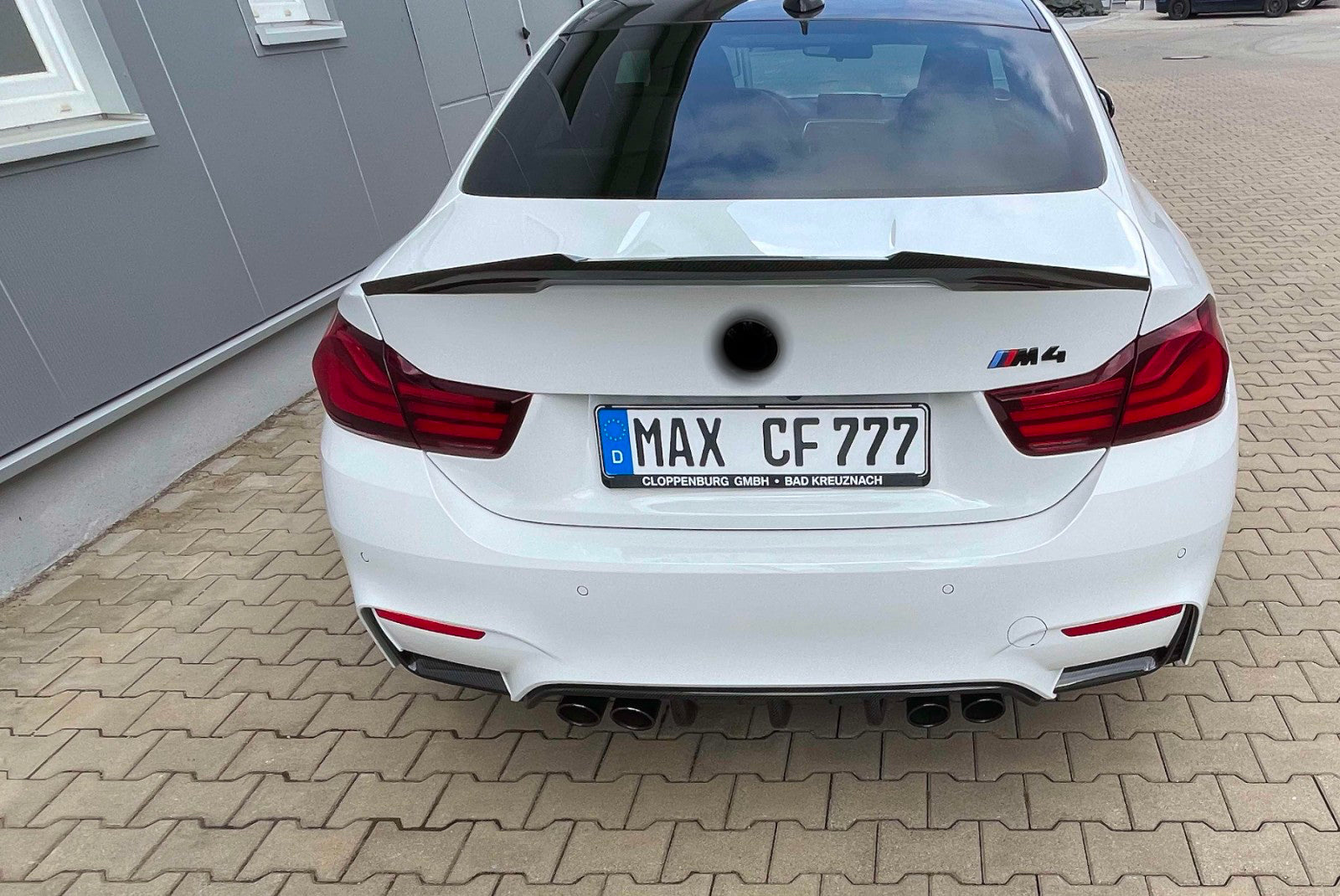 MAX CARBON Performance Satz Blenden Hinten Unten Spoiler Aufsatz für BMW M3 F80 M4 F82 F83