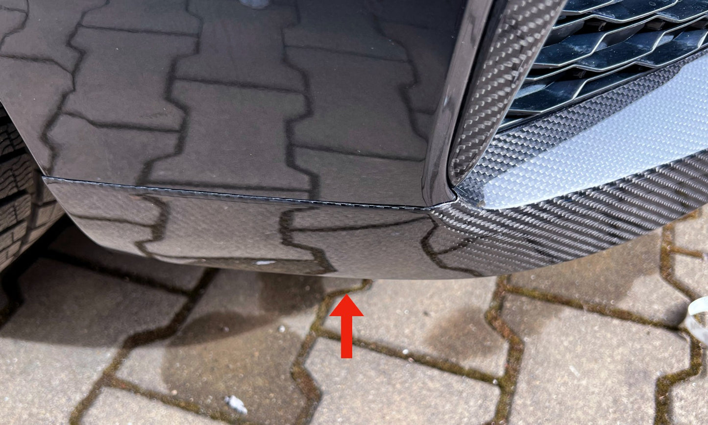 MAX CARBON Performance Front Flaps Cover air duct front lip for BMW G30 G31 with M package before LCI