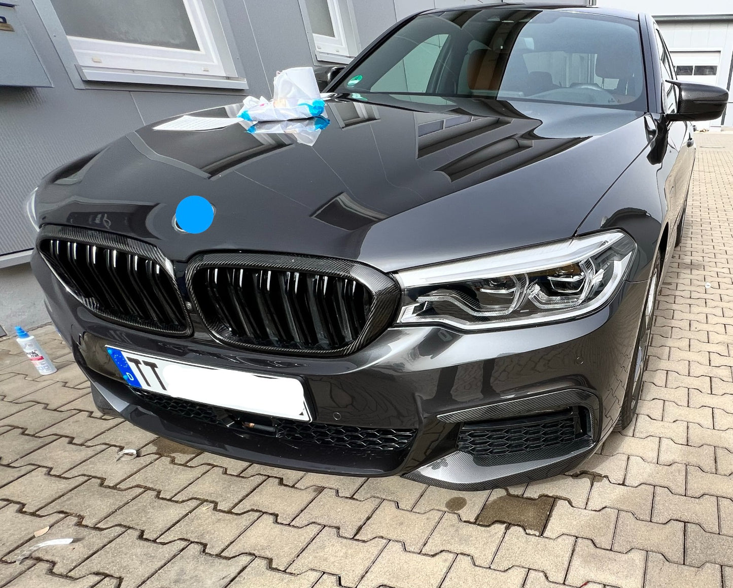 MAX CARBON Performance Front Flaps Cover air duct front lip for BMW G30 G31 with M package before LCI