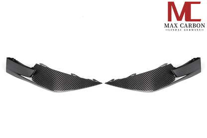 Lèvre avant en carbone préimprégné sec MAX CARBON pour BMW M3 G80 G81 M4 G82 G83 