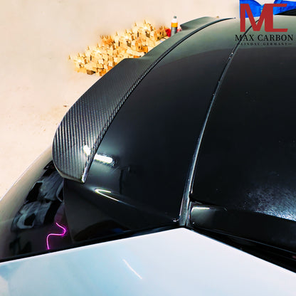 MAX CARBON Dry Carbon Heck Spoiler Hecklippe Dachlippe pssend für BMW M3 G81 Touring G21 M340i