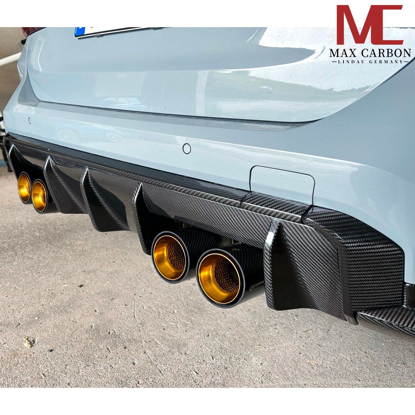 MAX CARBON DRY CARBON Diffusor Leisten Ersatz Heck Stoßstange für BMW M3 G80 G81 M4 G82 G83