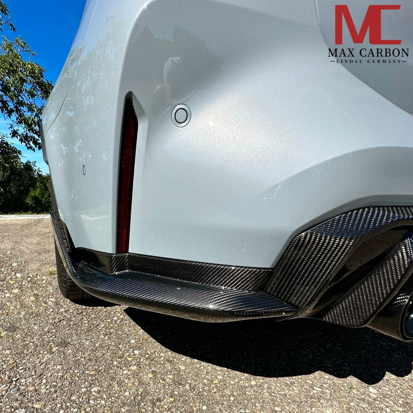 MAX CARBON DRY CARBON Diffusor Leisten Ersatz Heck Stoßstange für BMW M3 G80 G81 M4 G82 G83