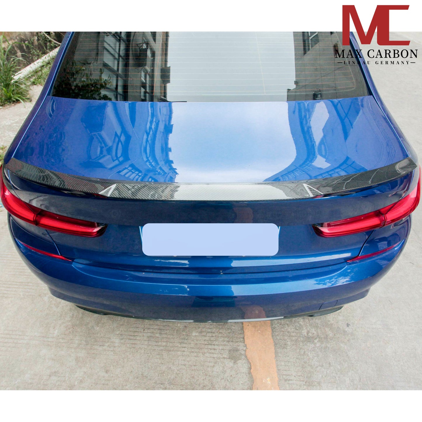 MAX CARBON Dry Carbon Prepreg Sport Heck Großer Spoiler Lippe für BMW M4 G82 4er G22 V4 Style