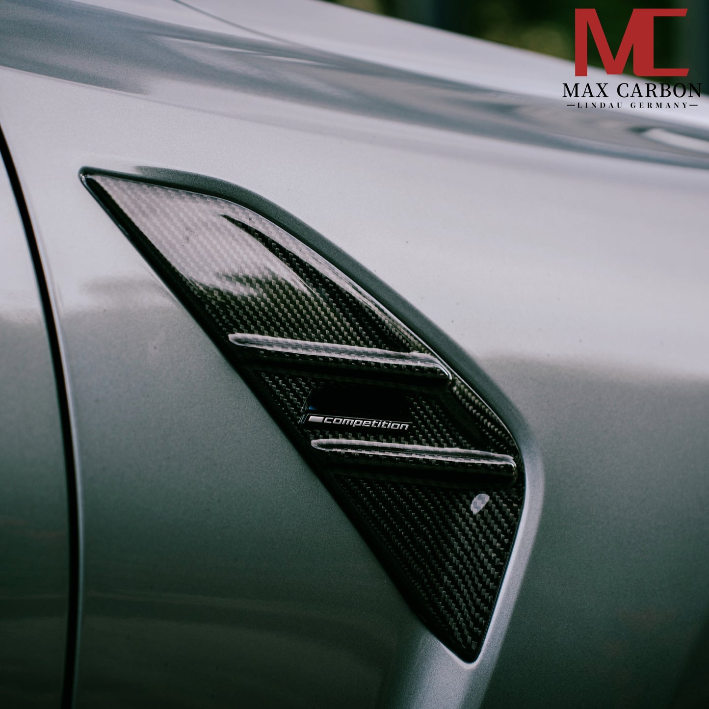 MAX CARBON Dry Carbon Kotflügel Lufteinlässe Zierleiste Ersatz für BMW M3 G80 G81 M4 G82 G83