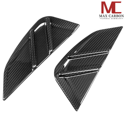 MAX CARBON Dry Carbon Kotflügel Lufteinlässe Zierleiste Ersatz für BMW M3 G80 G81 M4 G82 G83