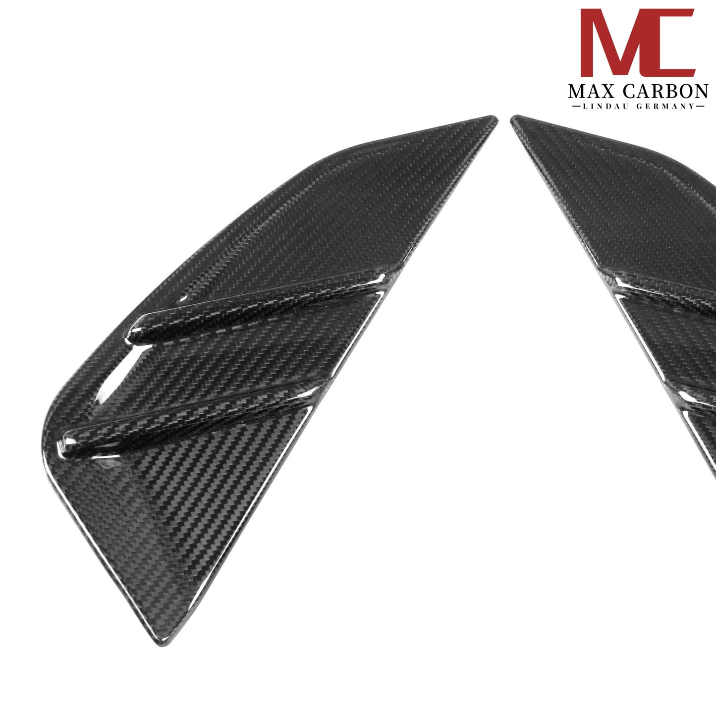 MAX CARBON Dry Carbon Kotflügel Lufteinlässe Zierleiste Ersatz für BMW M3 G80 G81 M4 G82 G83