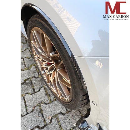 MAX CARBON Dry Carbon Vorderradschutz Radhaus Abdeckung passt für BMW M3 G80 G81