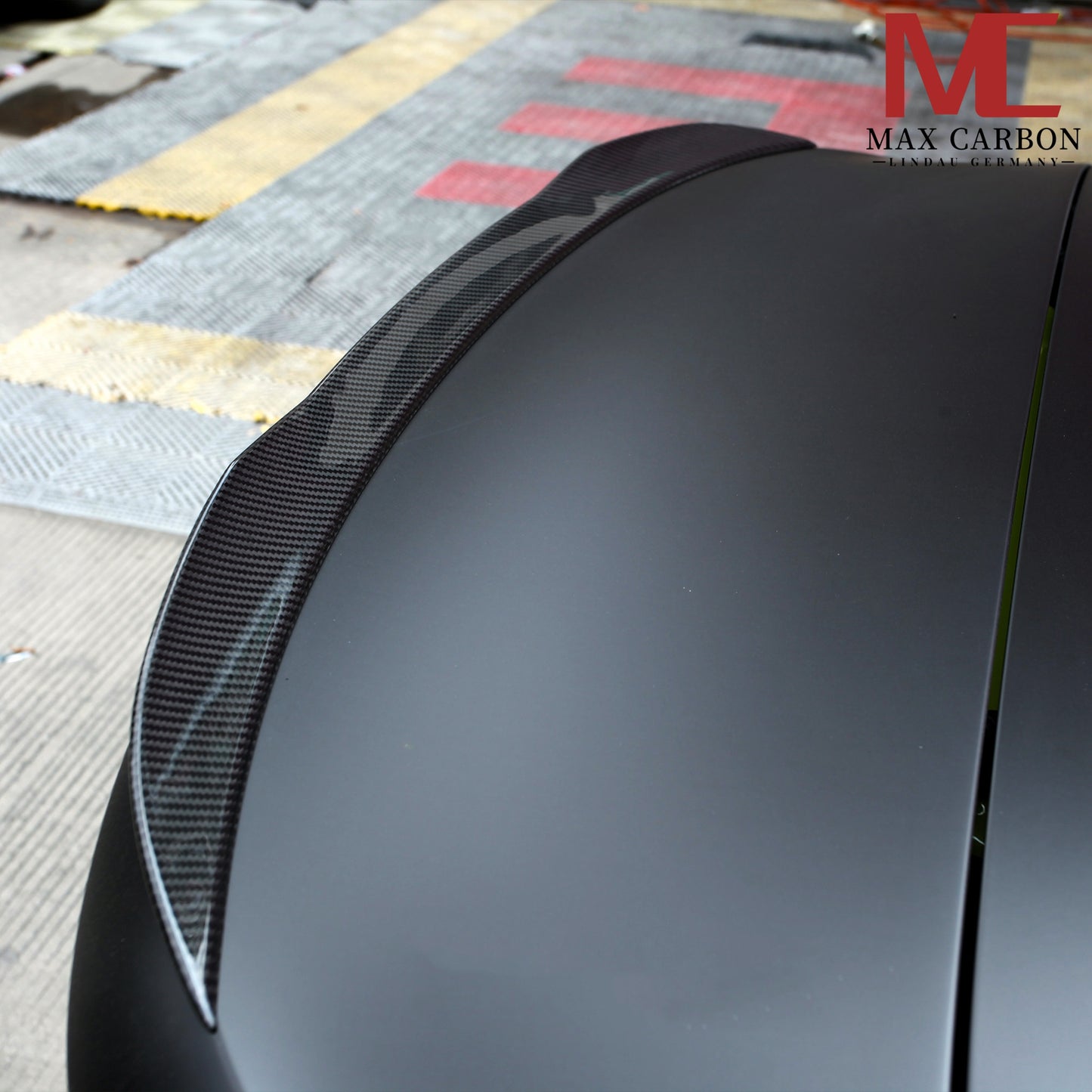 MAX CARBON Dry Carbon Prepreg Sport Rear Large Spoiler Lip for BMW 3 Series G20 M3 G80 OEM Style