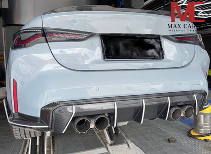 MAX CARBON Dry Carbon Prepreg Sport Rear Large Spoiler Lip for BMW 3 Series G20 M3 G80 OEM Style