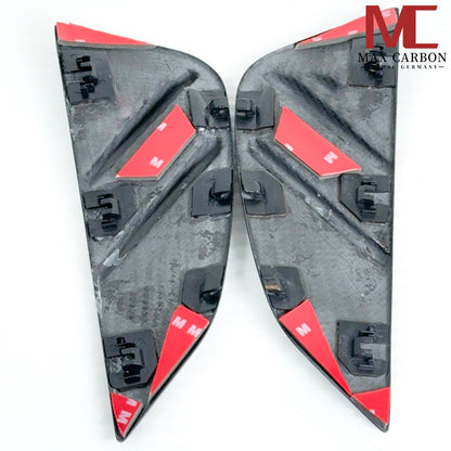 MAX CARBON Dry Carbon Kotflügel Lufteinlässe Zierleiste Ersatz für BMW M3 G80 G81 M4 G82 G83