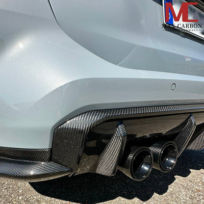 MAX CARBON DRY CARBON Diffusor Leisten Ersatz Heck Stoßstange für BMW M3 G80 G81 M4 G82 G83