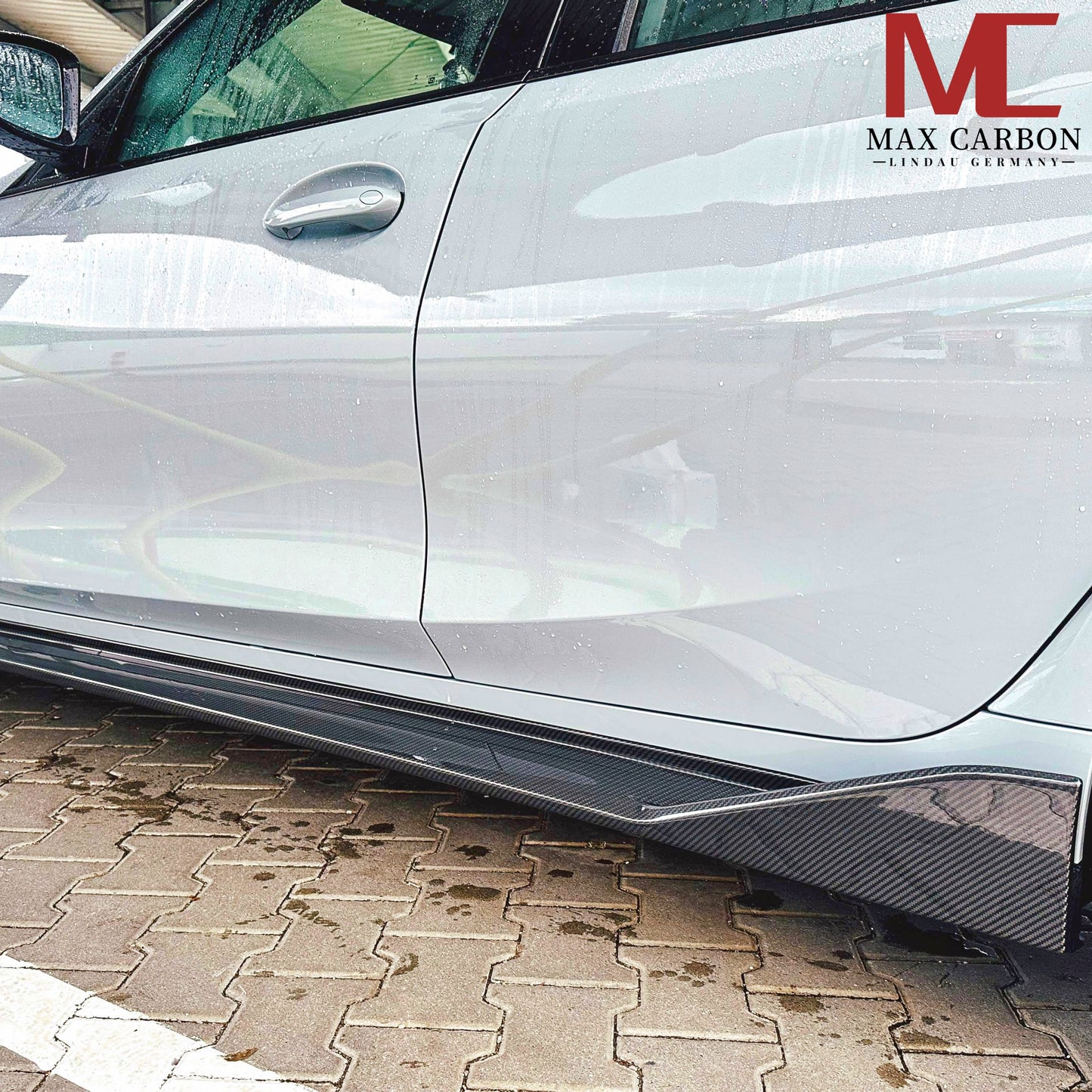 MAX CARBON Dry Carbon Prepreg Performance Seitenschweller Schwellereinsatz für BMW M3 G80 G81 M4 G82 G83
