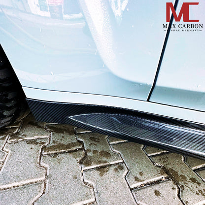 MAX CARBON Dry Carbon Prepreg Performance Seitenschweller Schwellereinsatz für BMW M3 G80 G81 M4 G82 G83