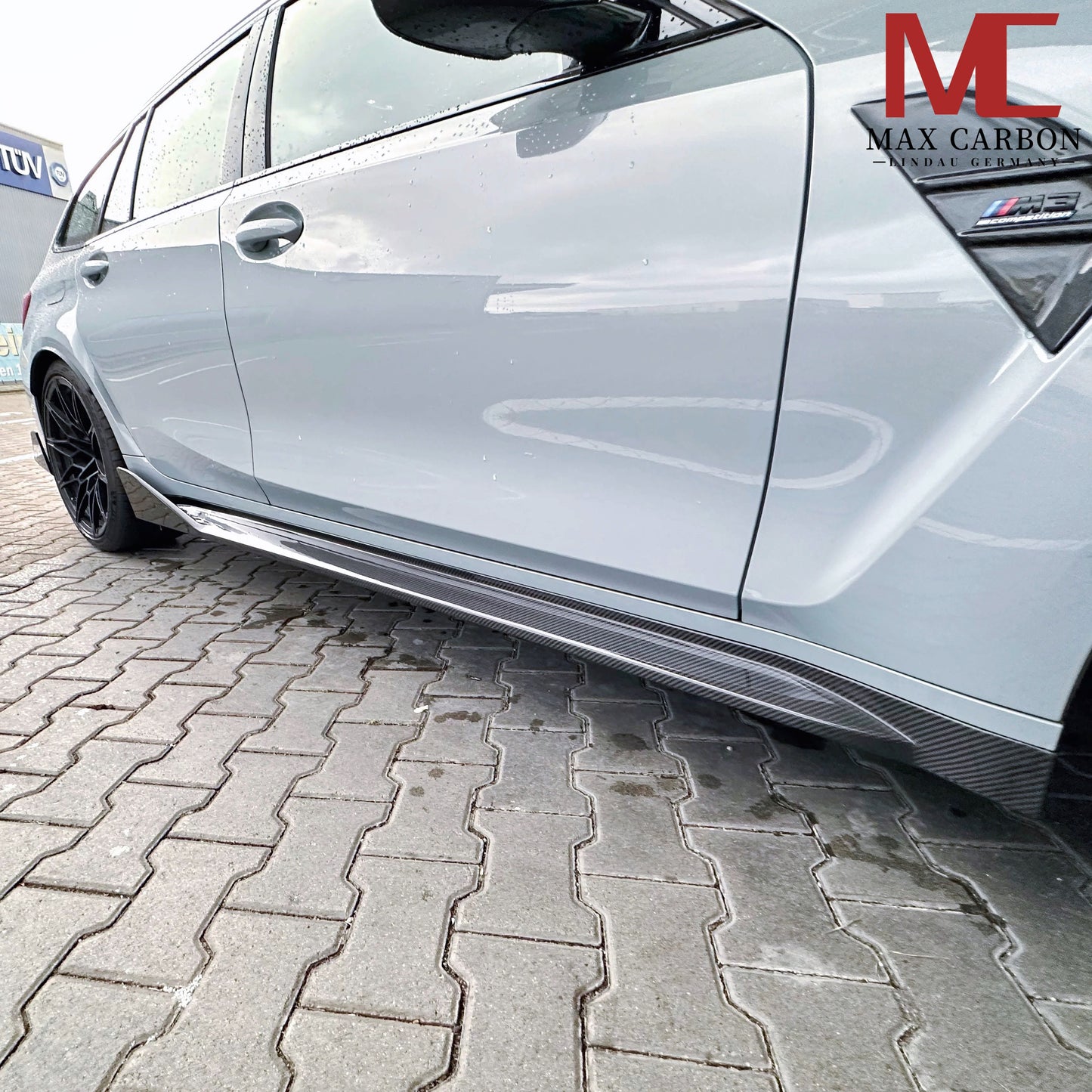 MAX CARBON Dry Carbon Prepreg Performance Seitenschweller Schwellereinsatz für BMW M3 G80 G81 M4 G82 G83