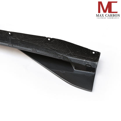 MAX CARBON Dry Carbon Prepreg Performance Seitenschweller Schwellereinsatz für BMW M3 G80 G81 M4 G82 G83