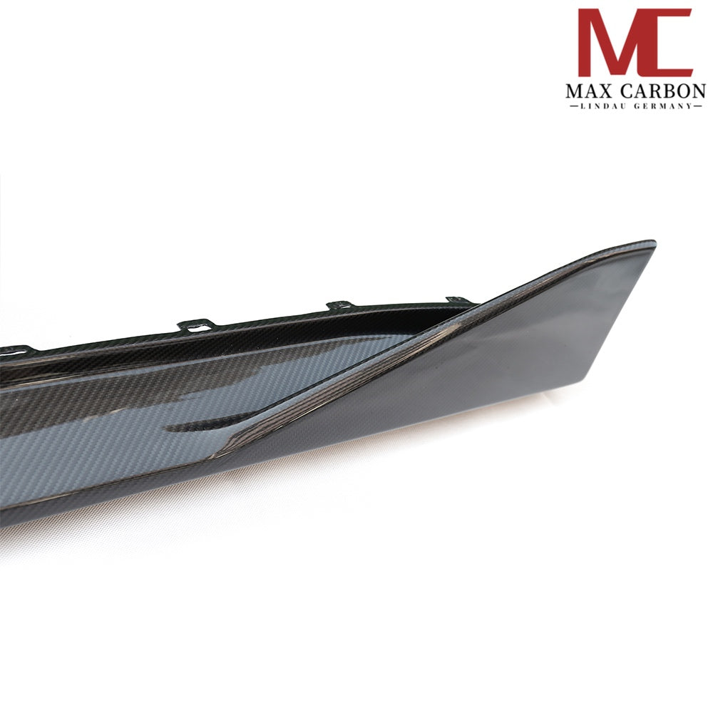 MAX CARBON Dry Carbon Prepreg Performance Seitenschweller Schwellereinsatz für BMW M3 G80 G81 M4 G82 G83