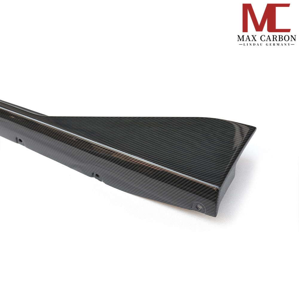 MAX CARBON Dry Carbon Prepreg Performance Seitenschweller Schwellereinsatz für BMW M3 G80 G81 M4 G82 G83