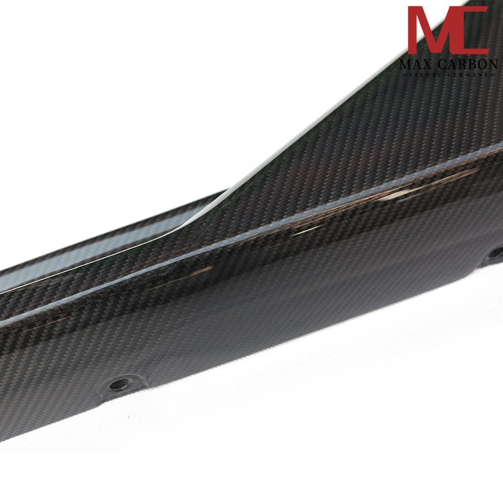 MAX CARBON Dry Carbon Prepreg Performance Seitenschweller Schwellereinsatz für BMW M3 G80 G81 M4 G82 G83