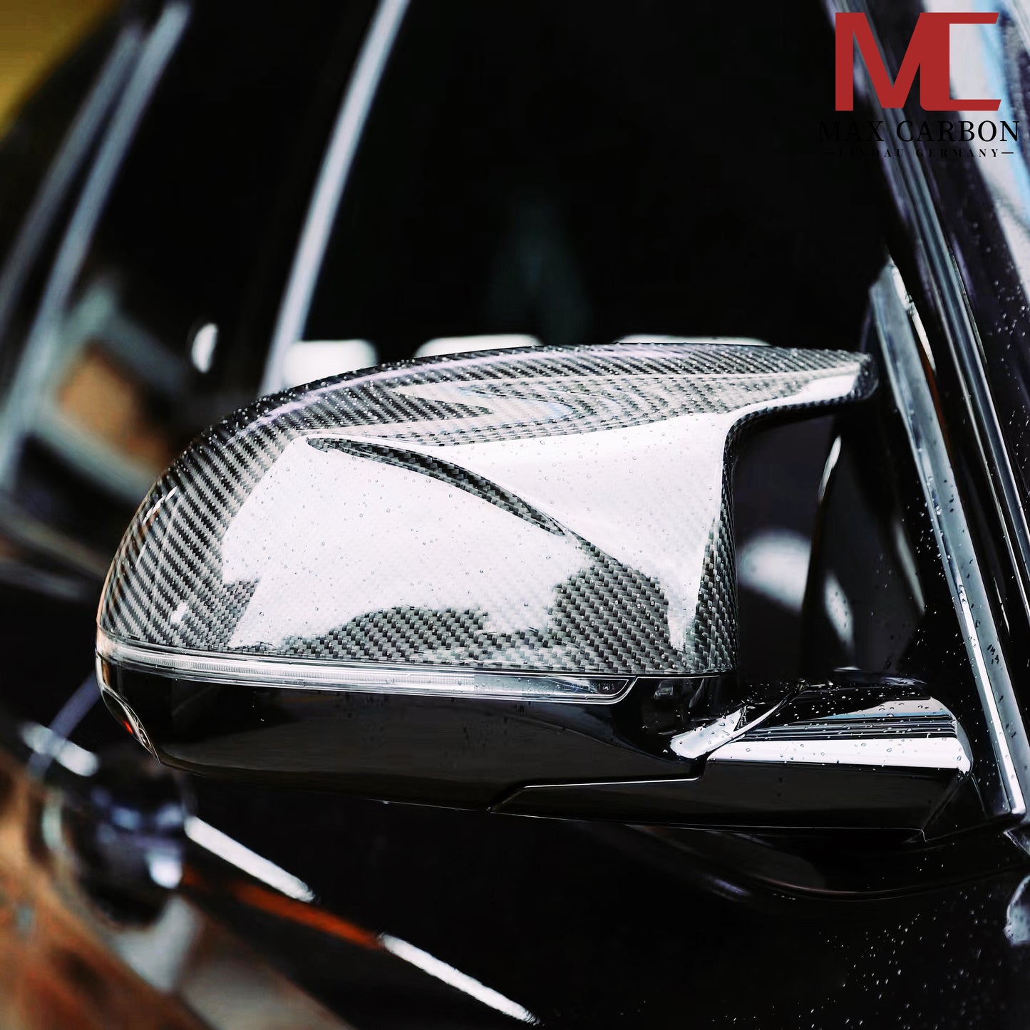 MC MAX CARBON Performance Ersatz Spiegelkappen für BMW X3M F97 X4M F98 X5M F95 X6M F96