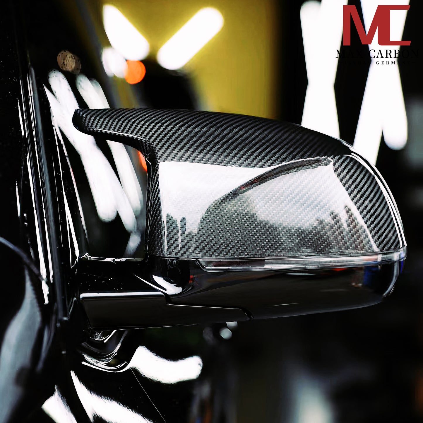 MC MAX CARBON Performance Ersatz Spiegelkappen für BMW X3M F97 X4M F98 X5M F95 X6M F96