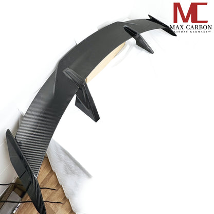 MAX CARBON Performance Dry Carbon Heckspoiler Heckflügel durchströmt für BMW G22 4er G82 M4 G80 M3 M2 G87