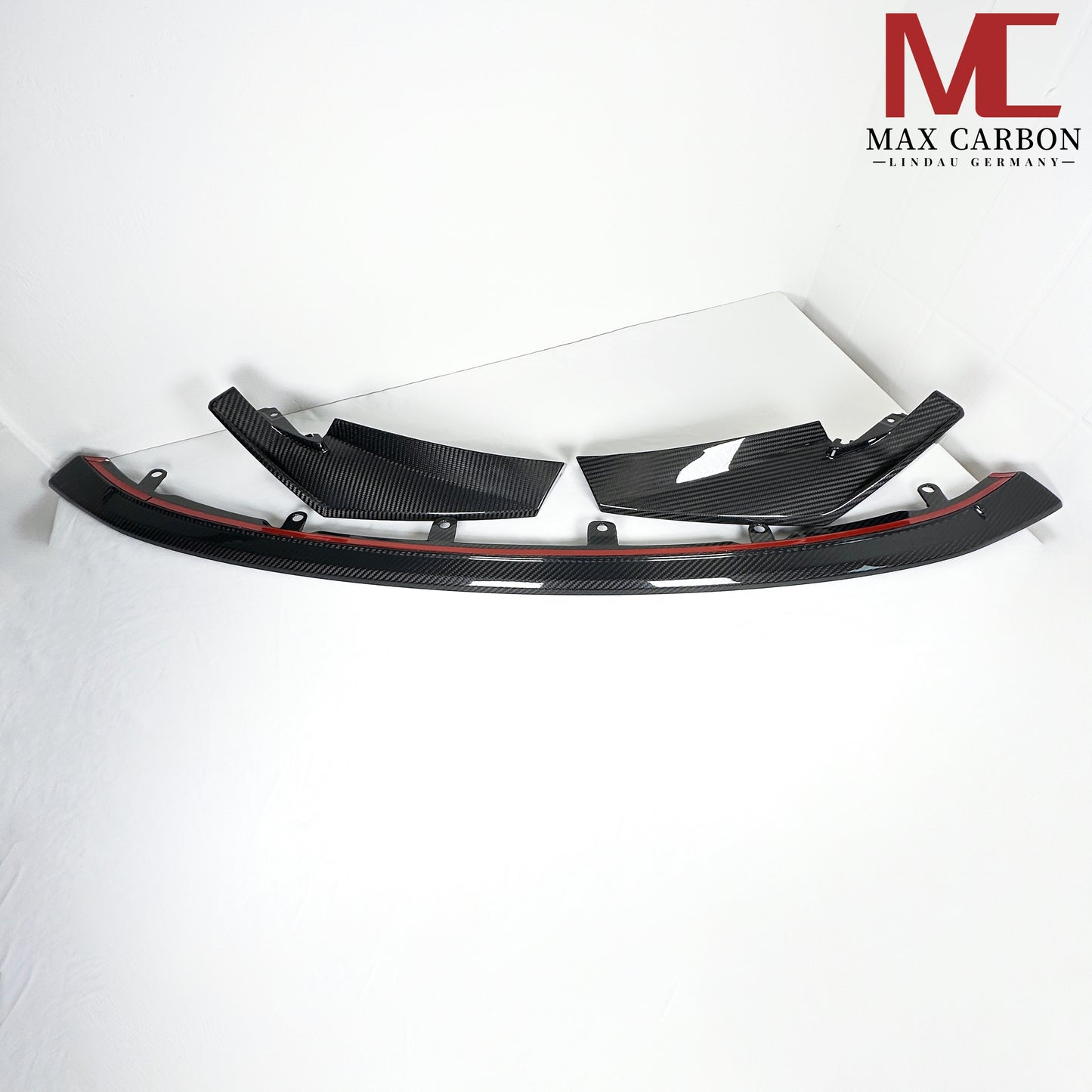 Jeu de lèvre avant de fixation avant MAX CARBON Performance DRY CARBON pour BMW G80 G81 G82 G83 M3 M4 CSL 